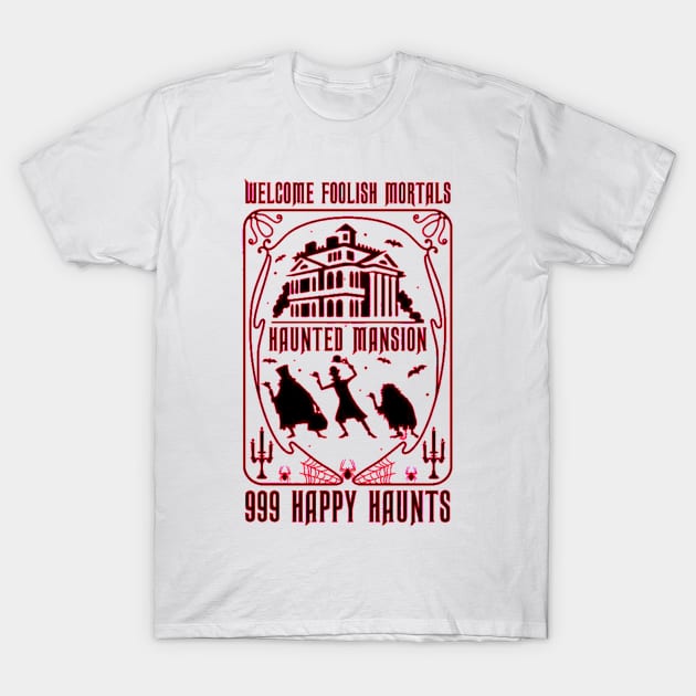 Vintage The Haunted Housem T-Shirt by fanidi